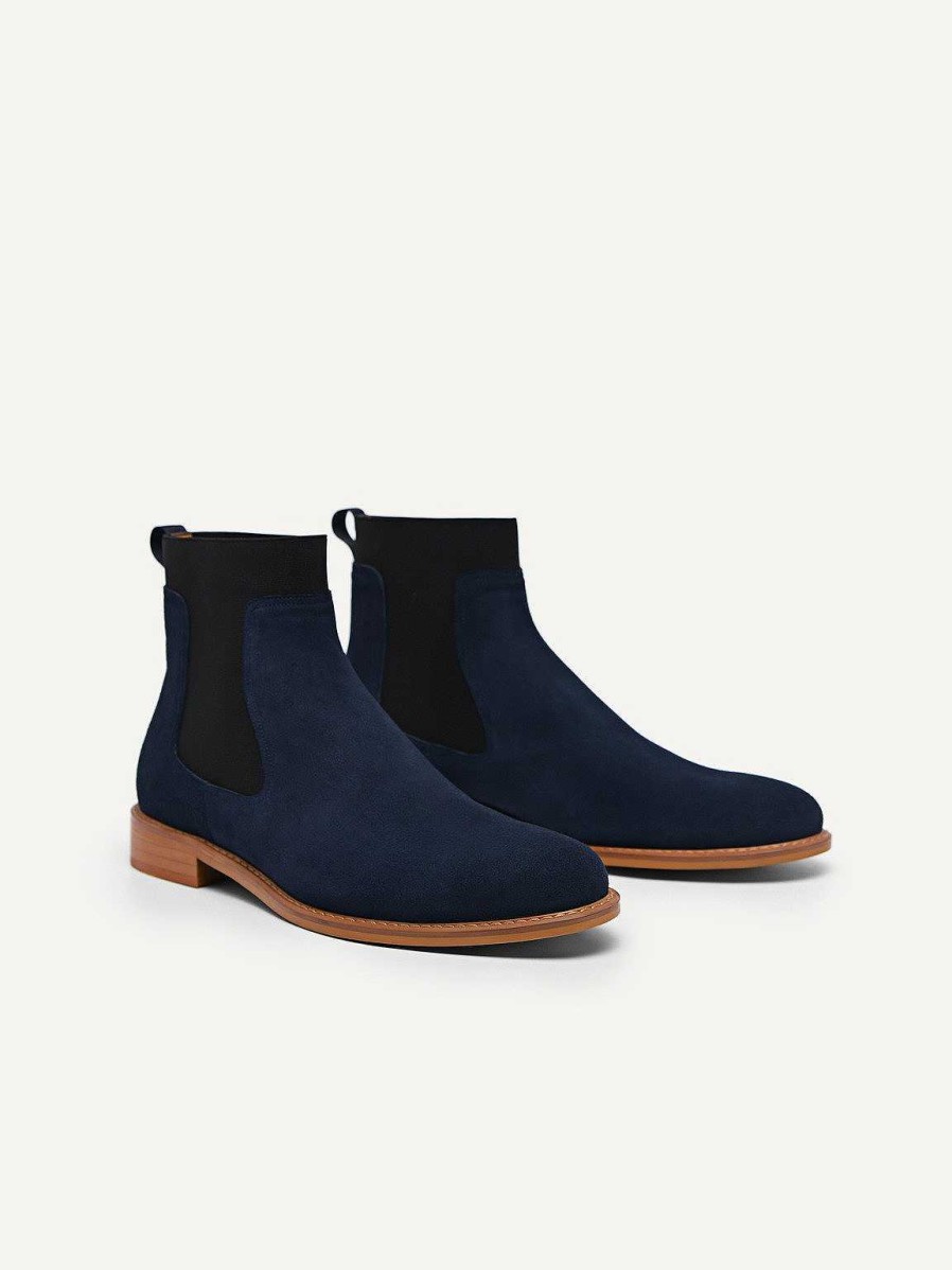 Online Suede Leather Chelsea Boots Boots