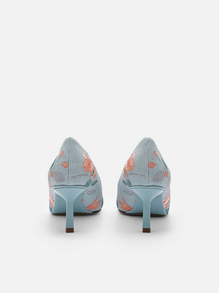 Hot Nica Fabric Heel Pumps Pumps