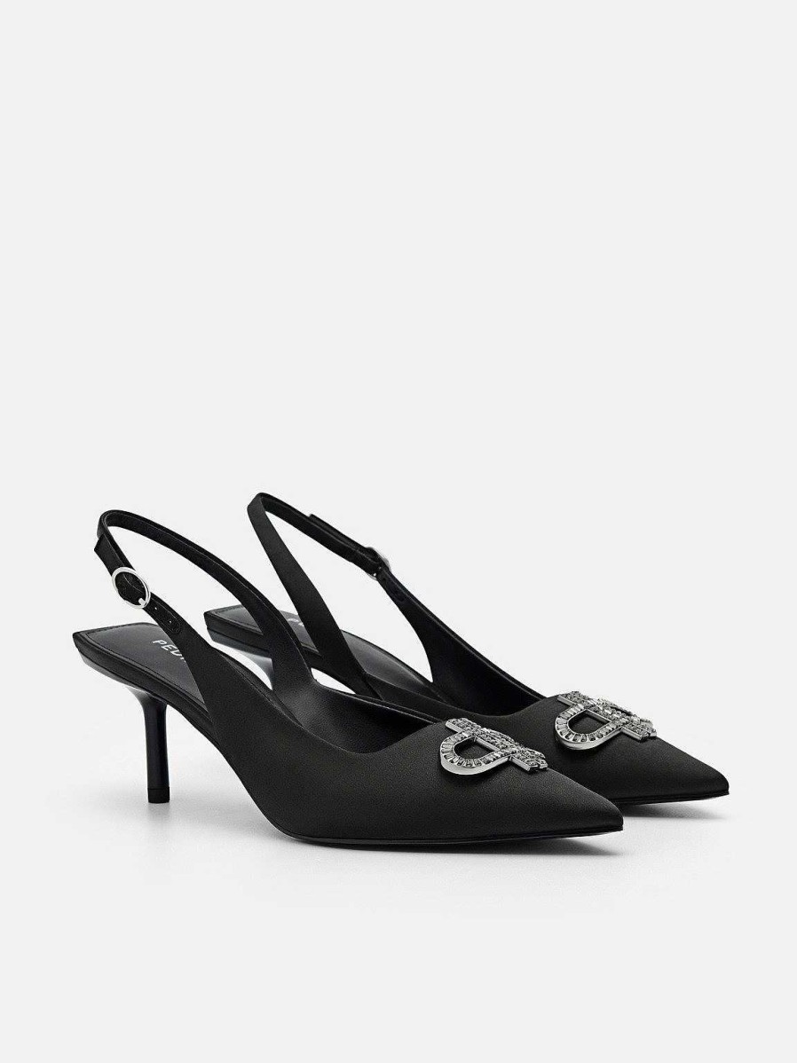 New Pedro Icon Satin Pumps Pumps