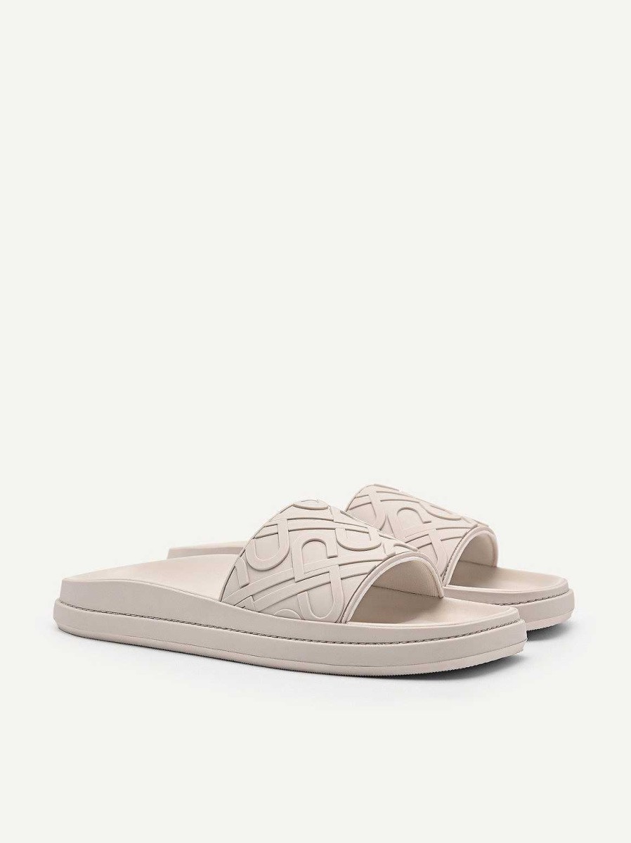 Online Pedro Icon Embossed Slide Sandals Sandals