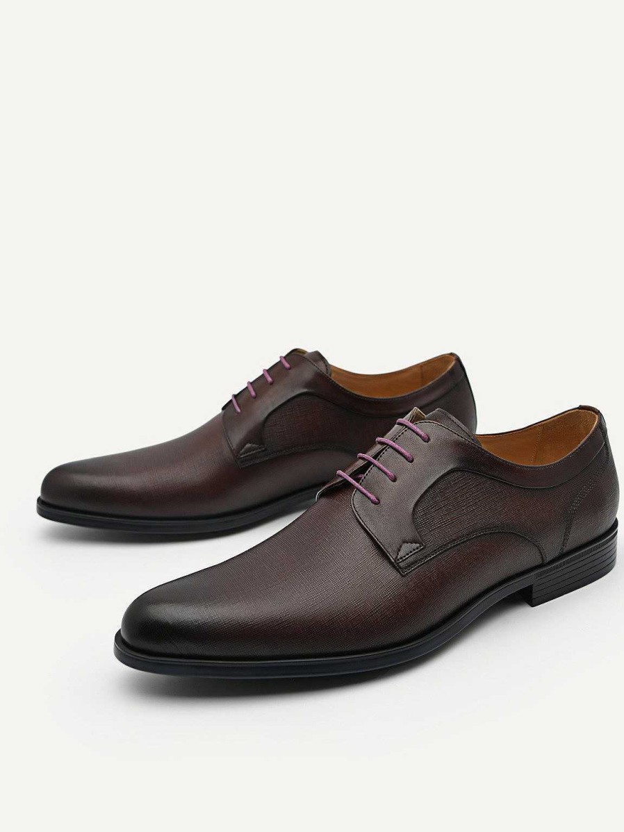 New Leather Derby Lace-Ups