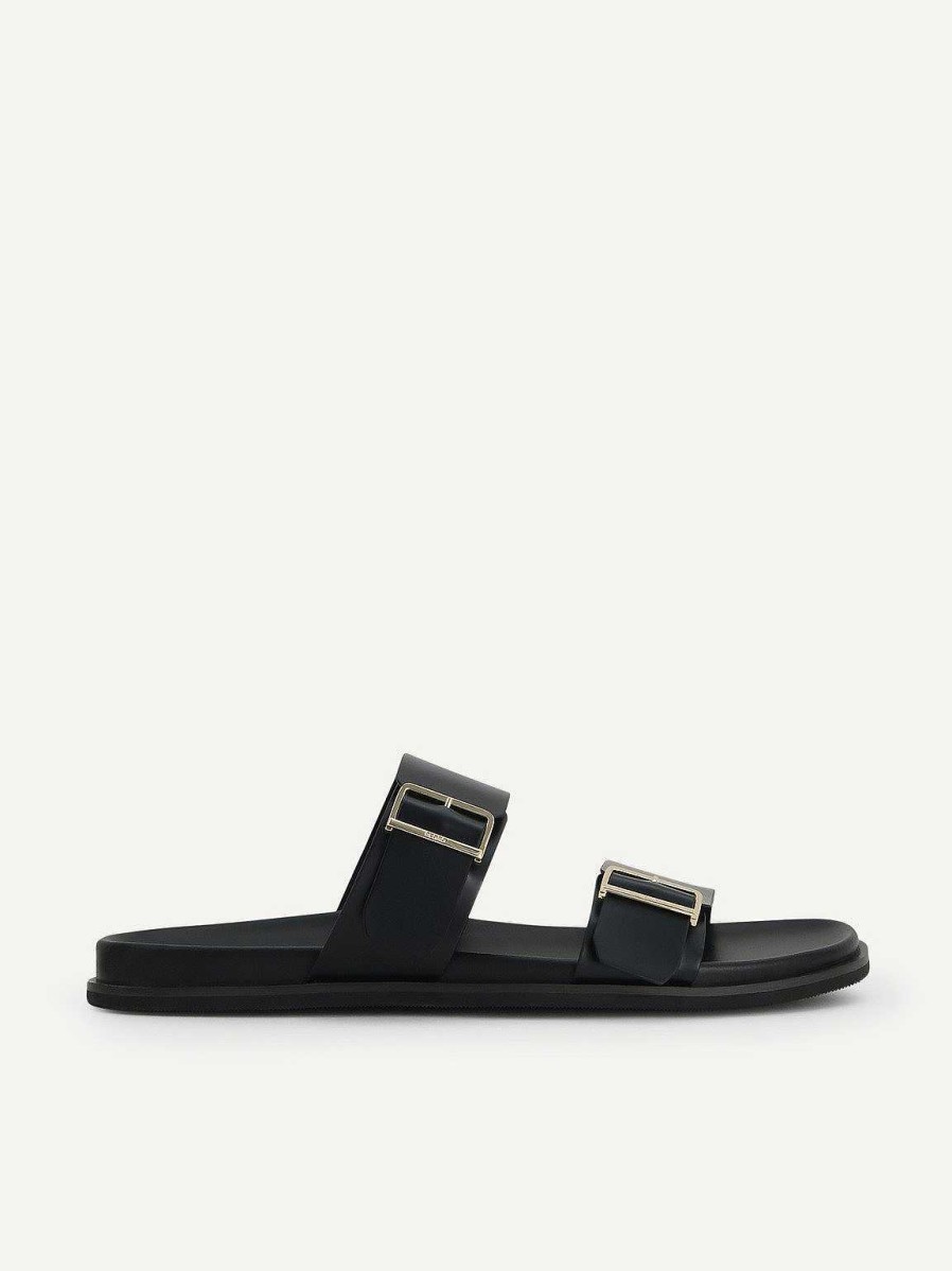 Hot Double Band Sliders Sandals