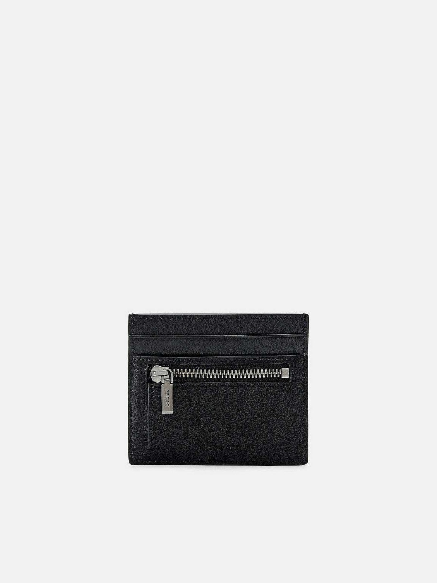 Clearance Leather Card Holder With Zipper Card Holders