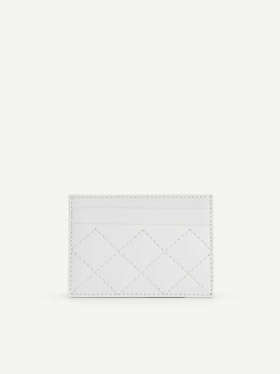 Best Cris-Cross Pattern Leather Cardholder Card Holders