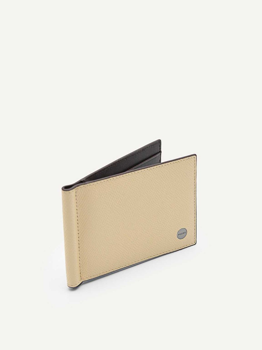 Clearance Oliver Leather Bi-Fold Money Clip Cardholder Card Holders