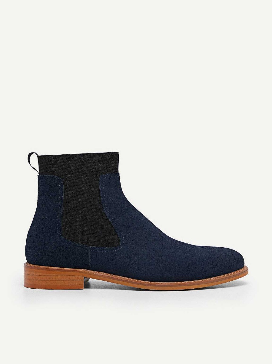 Online Suede Leather Chelsea Boots Boots