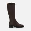 Clearance Marion Leather Knee Boots Knee-High Boots