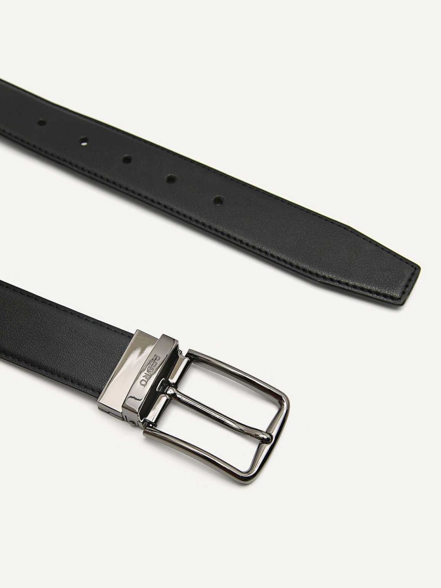 Wholesale Leather Reversible Pin Belt Belts