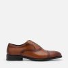 New Leather Brogue Oxford Shoes Lace-Ups