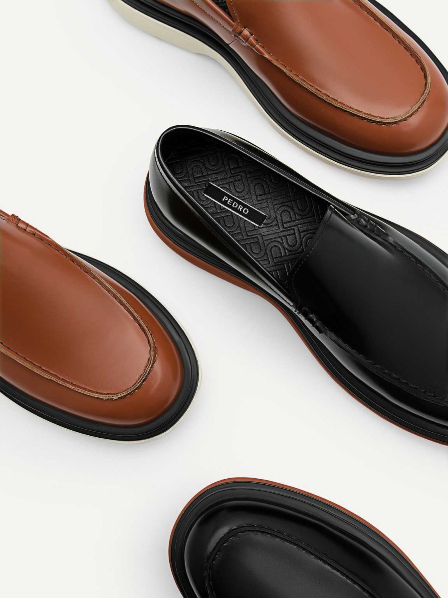 Clearance Pedro Icon Leather Loafers Loafers