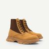 New Hybrix Leather Lace-Up Boots Boots