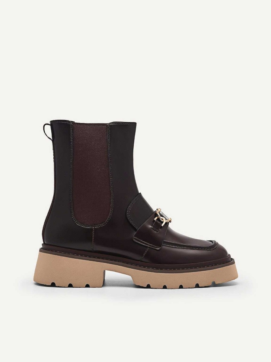 Online Leather Platform Chelsea Boots Ankle Boots