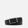 Hot Embossed Leather Reversible Pin Belt Belts