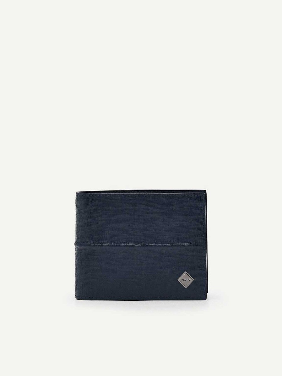 New Embossed Leather Bi-Fold Wallet With Insert Wallets