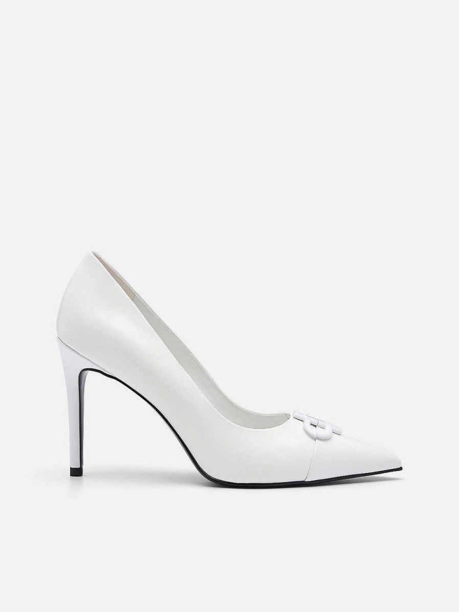 Clearance Pedro Icon Leather Heel Pumps Pumps