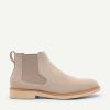 New Beige Leather Ankle Boots Boots