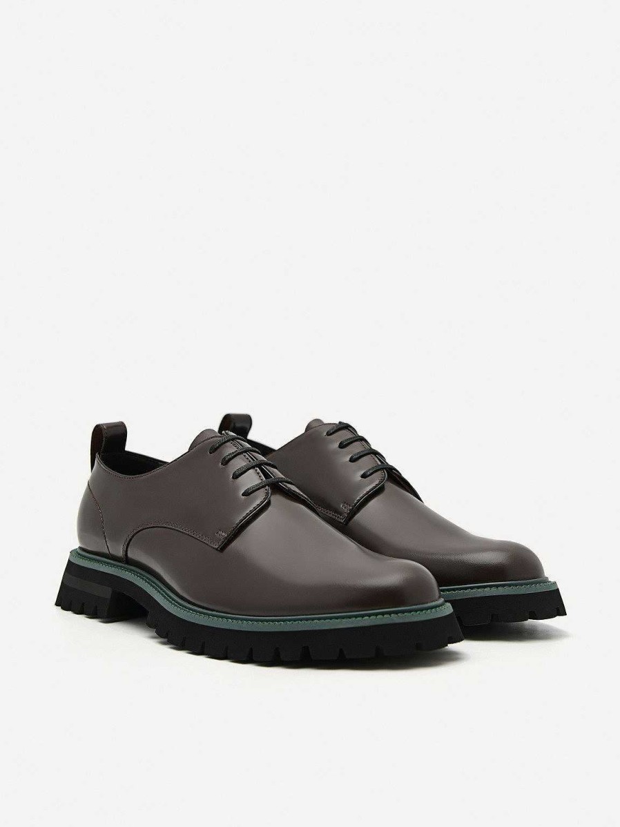 Hot Hendrix Leather Derby Shoes Lace-Ups