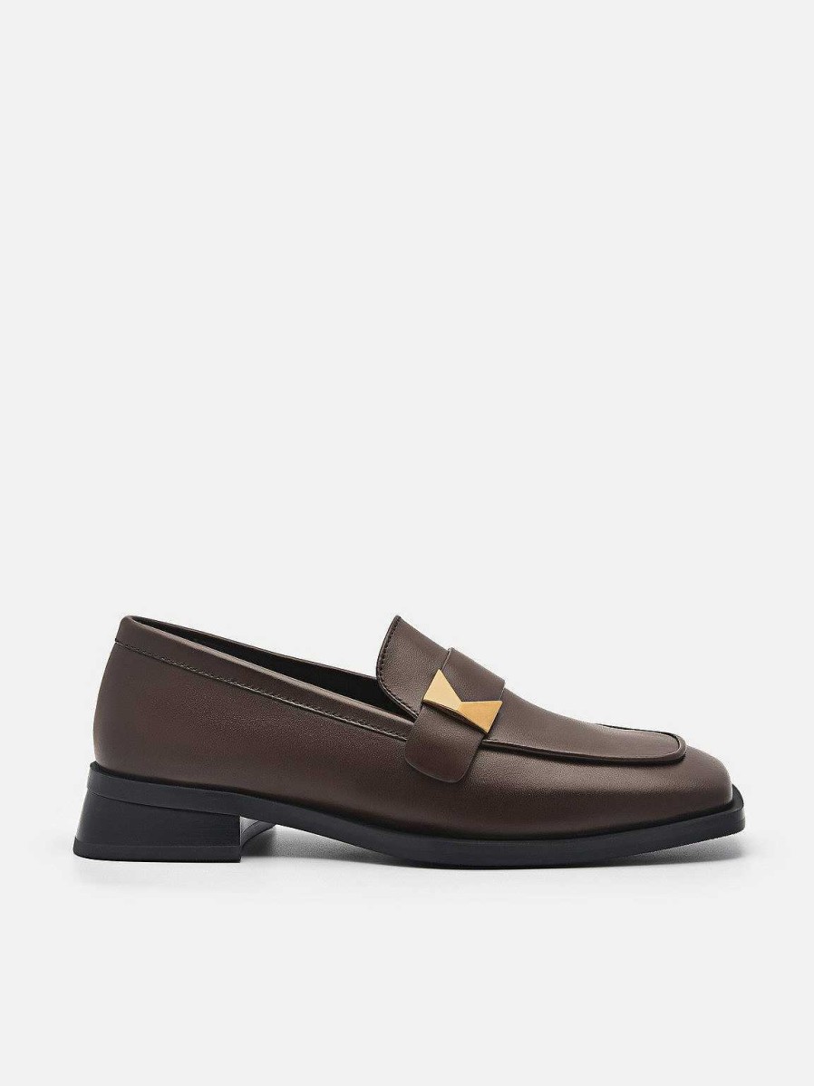 Hot Marion Leather Loafers Loafers & Oxfords