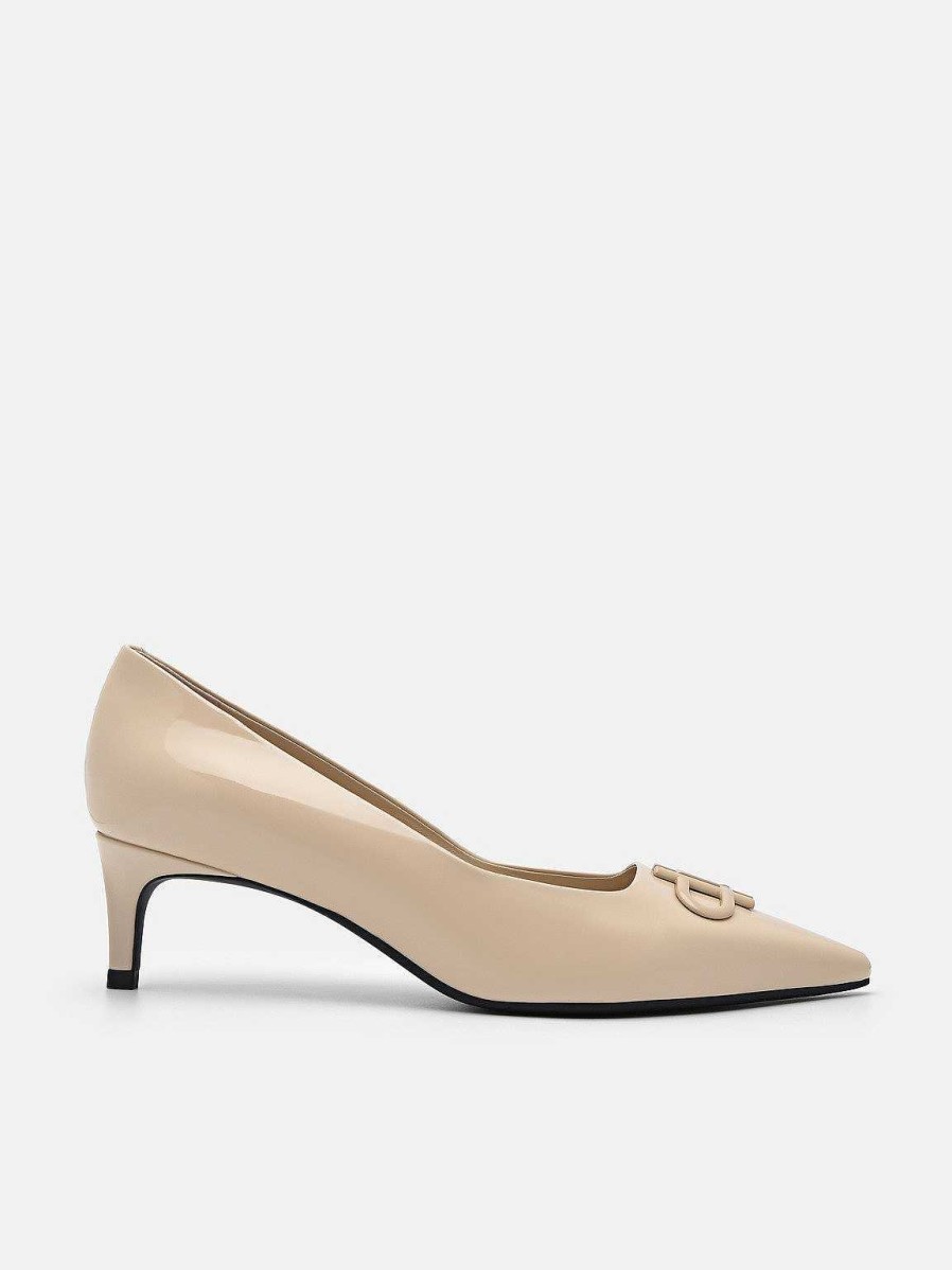 New Pedro Icon Leather Heel Pumps Pumps