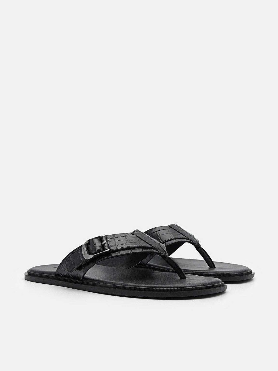 Clearance Helix Leather Thong Sandals Sandals