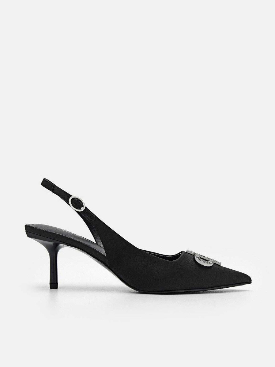 New Pedro Icon Satin Pumps Pumps