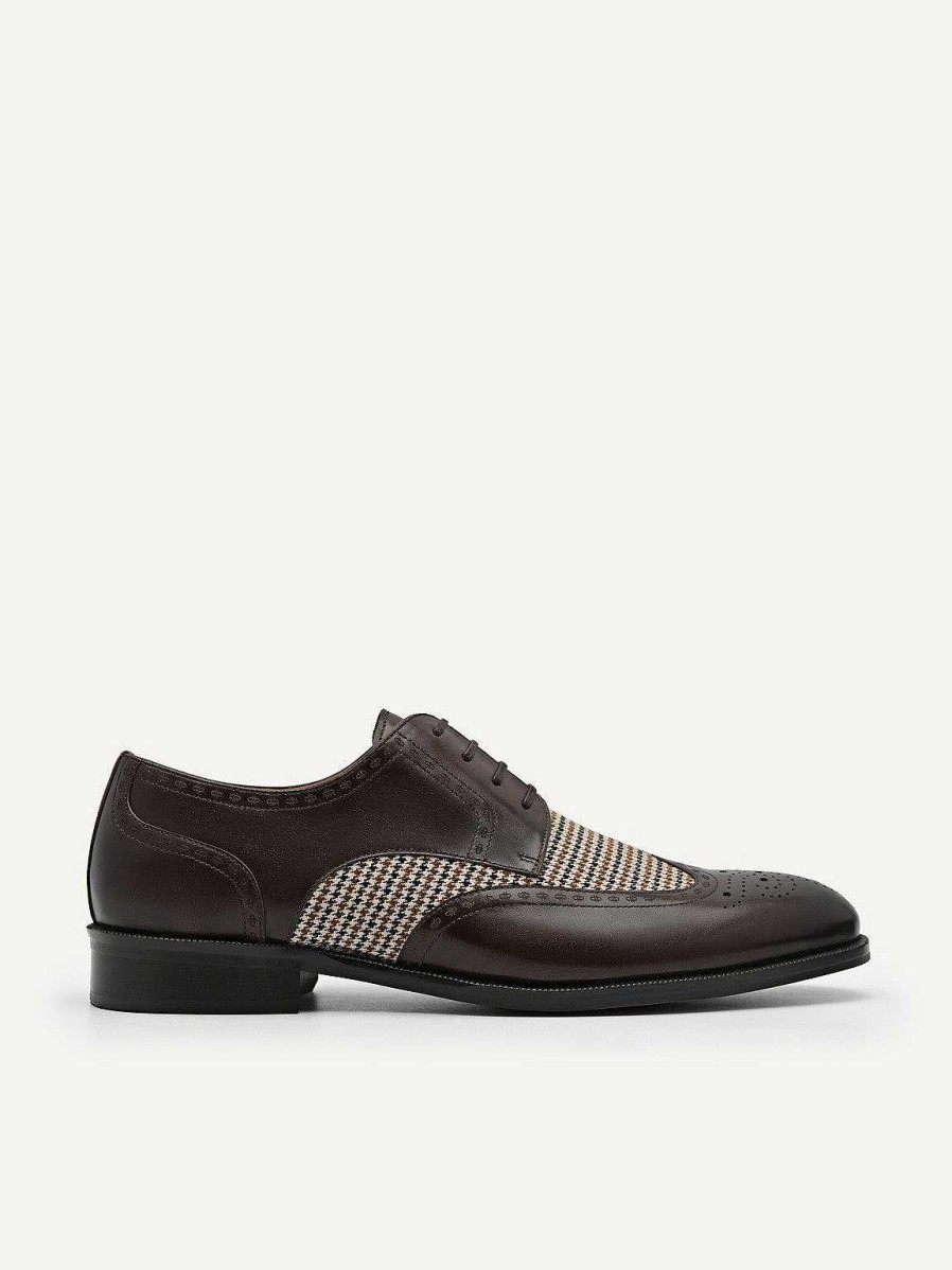 New Pedro Icon Leather Brogue Derby Shoes Lace-Ups