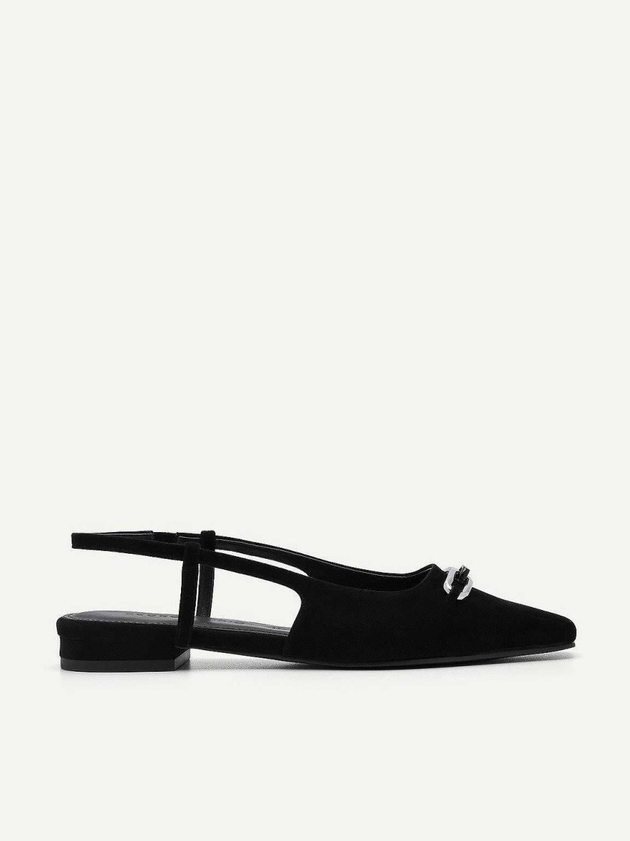 Online Pedro Studio Kate Leather Ballerina Flats Ballerinas