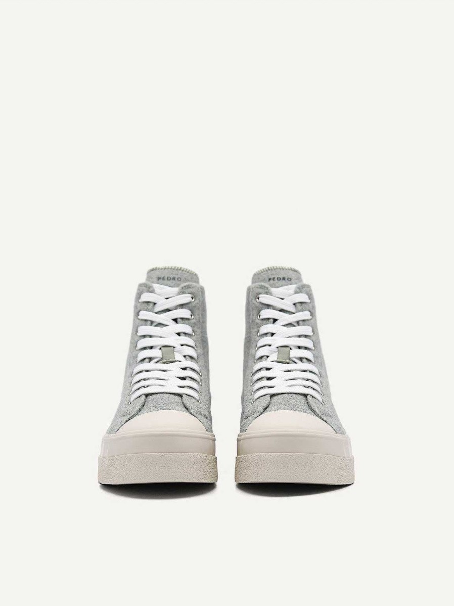 Online Felt High Top Sneakers High Top Sneakers