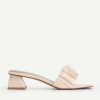 Hot Ruched Heel Mules Low Heels