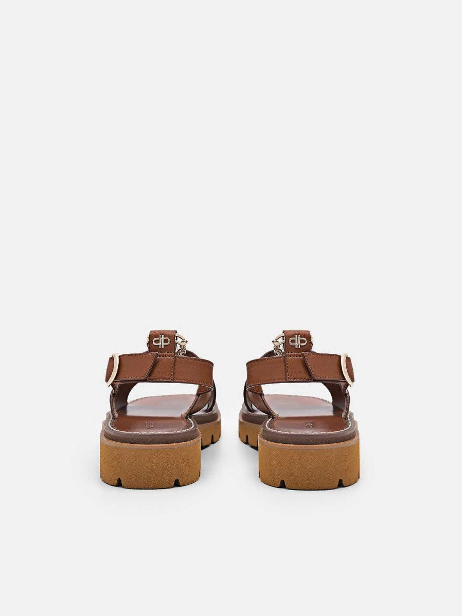 New Slingback Cross Strap Sandals Loafers & Oxfords