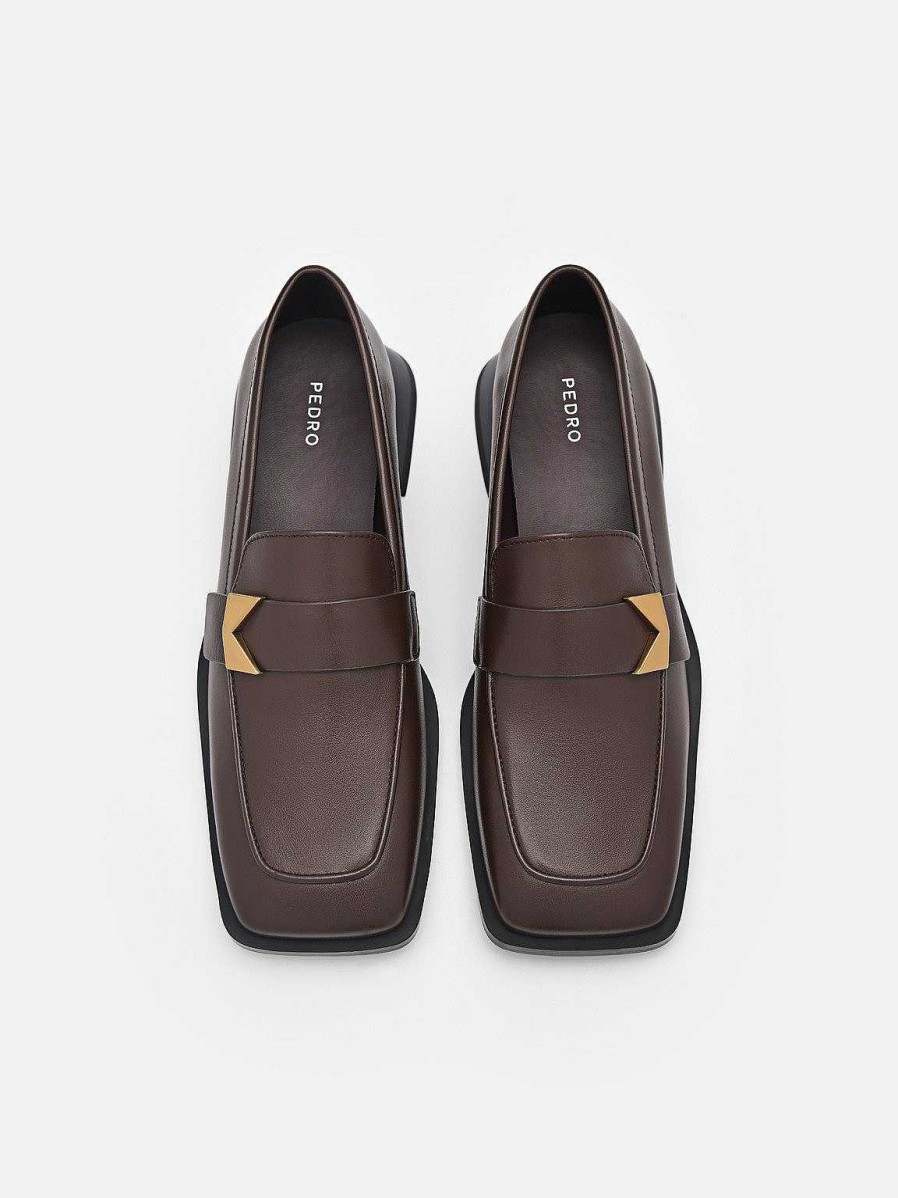 Hot Marion Leather Loafers Loafers & Oxfords