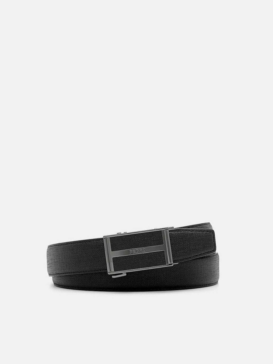 New Embossed Leather Automatic Belt Belts