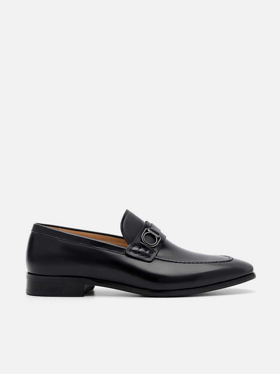 Clearance Leather Buckle Loafers Loafers