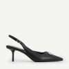 Online Pedro Icon Leather Pointed Slingback Pumps Pumps