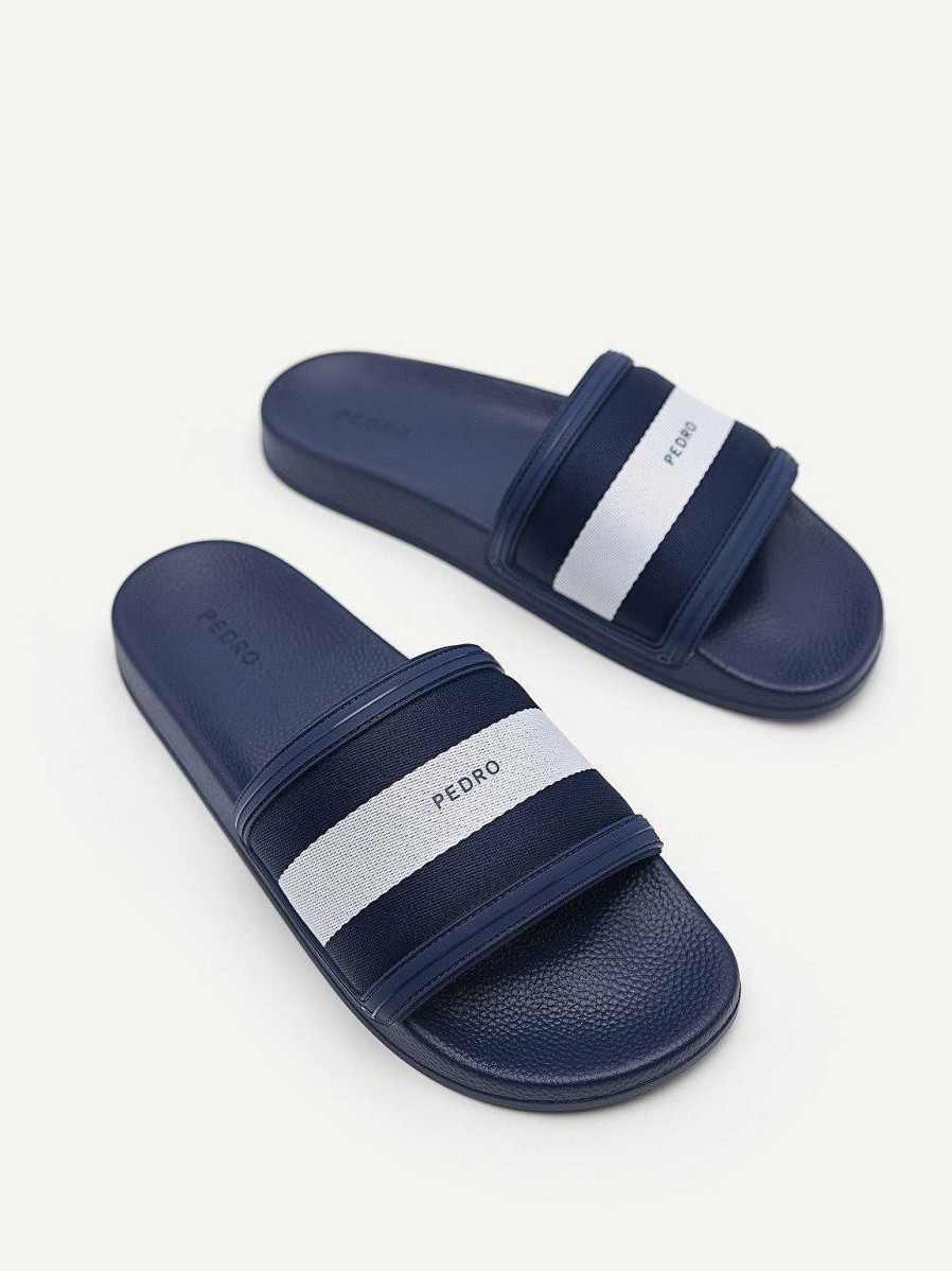 Hot Nylon Fabric Banded Slides Sandals