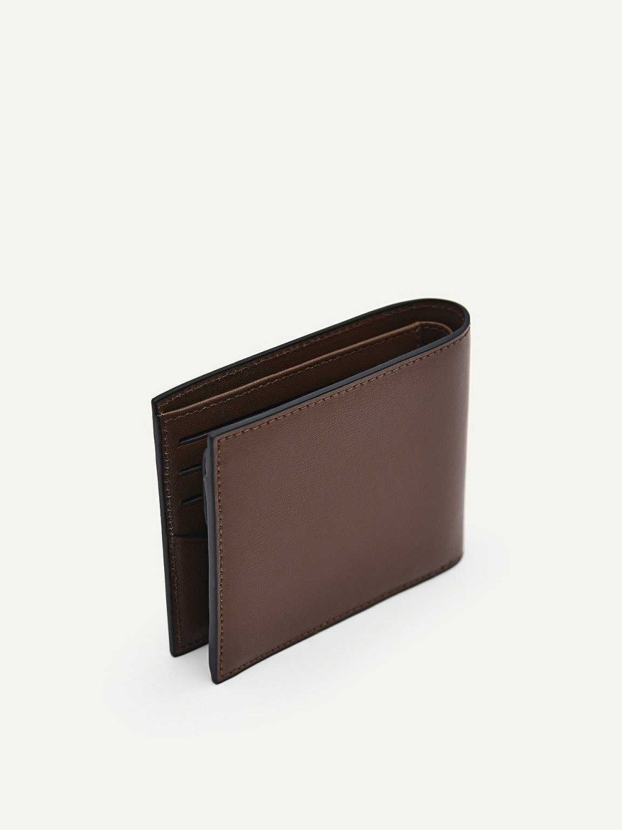 Clearance Leather Bi-Fold Coin Wallet Wallets