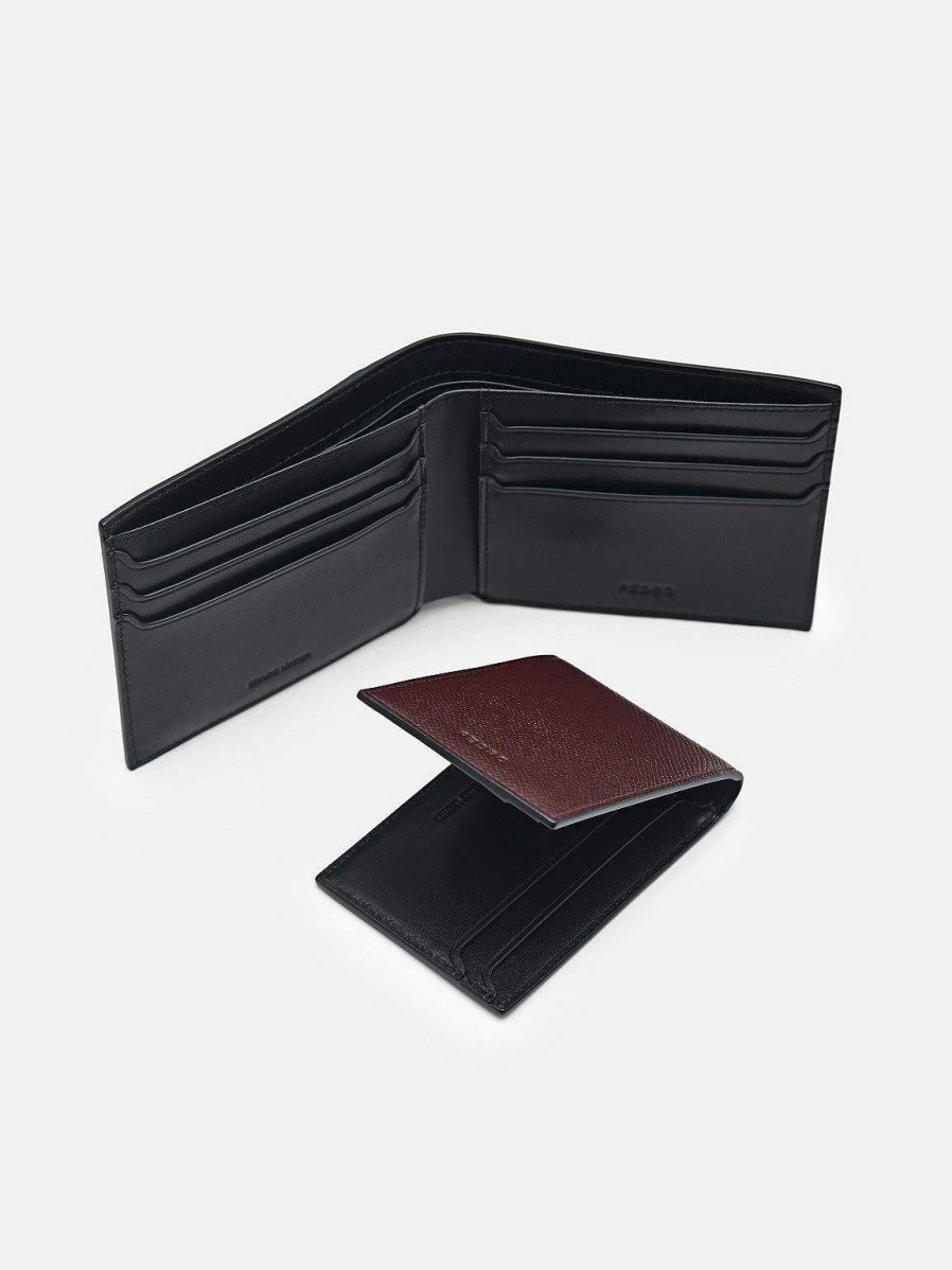 Best Pedro Icon Leather Bi-Fold Wallet With Insert Wallets