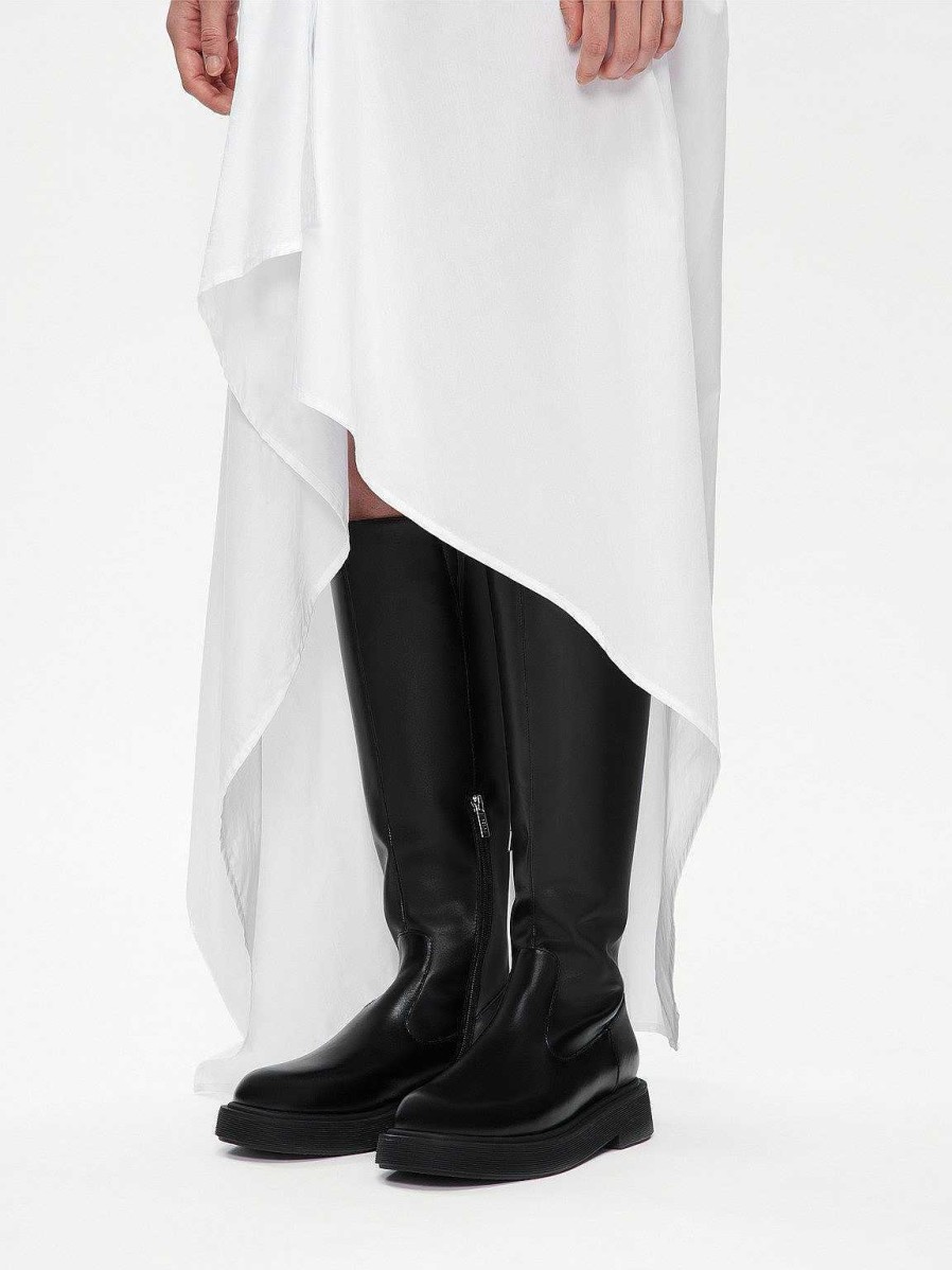 Clearance Flo Leather Knee Boots Knee-High Boots