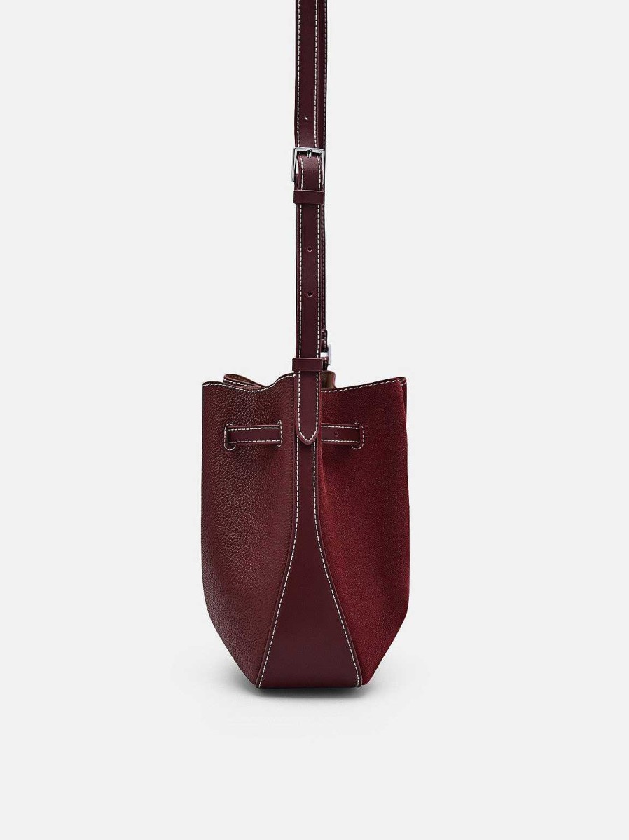 Best Helix Leather Bucket Bag Bucket Bags