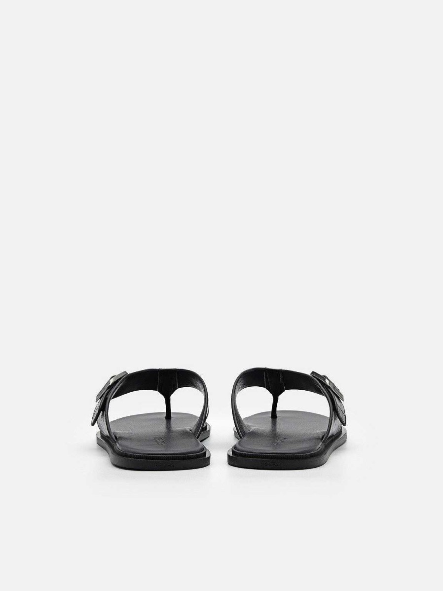 Clearance Helix Leather Thong Sandals Sandals