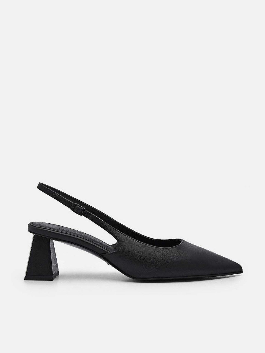 Best Pedro Studio Aly Leather Pumps Low Heels