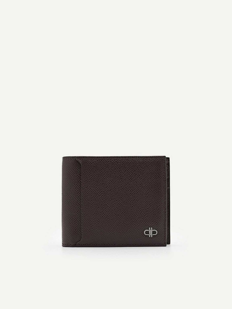 Online Pedro Icon Leather Bi-Fold Wallet With Insert Wallets