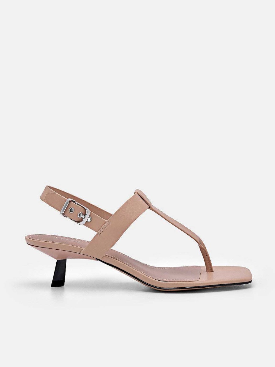 Clearance Helix Heel Sandals Low Heels