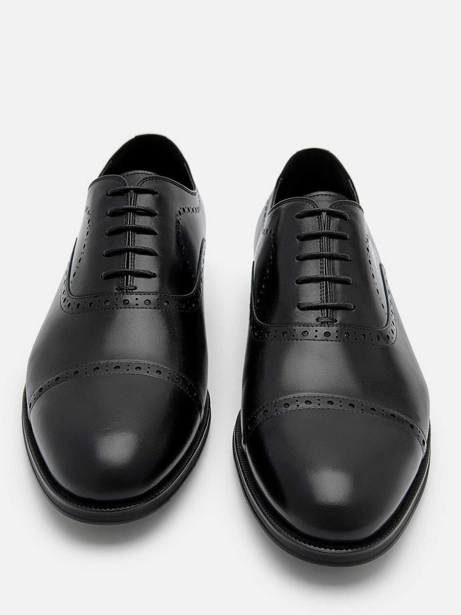 Best Leather Brogue Oxford Shoes Lace-Ups