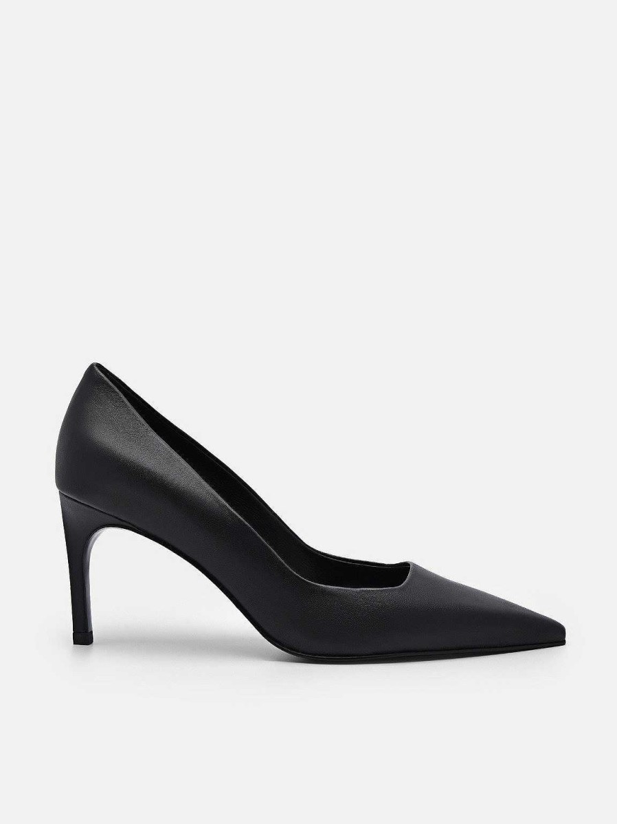 Online Pedro Studio Christy Leather Pumps Medium Heels