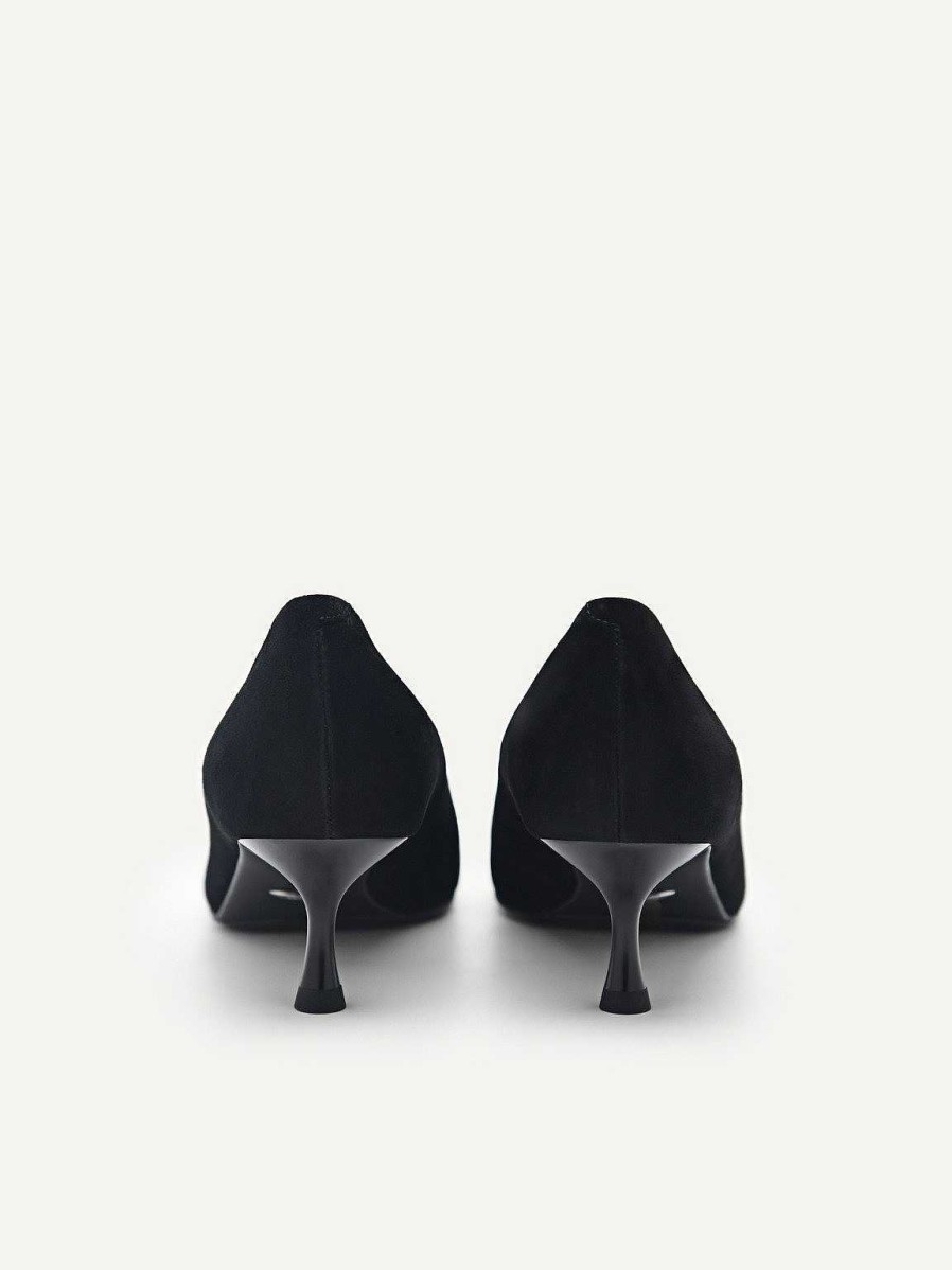 New Pedro Studio Kate Leather Pumps Low Heels