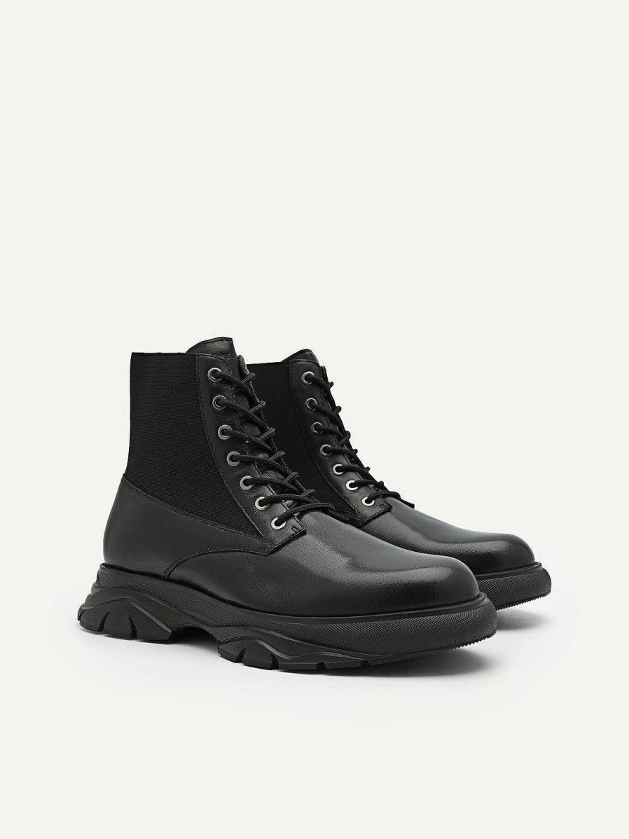 Best Hybrix Leather Lace-Up Boots Boots