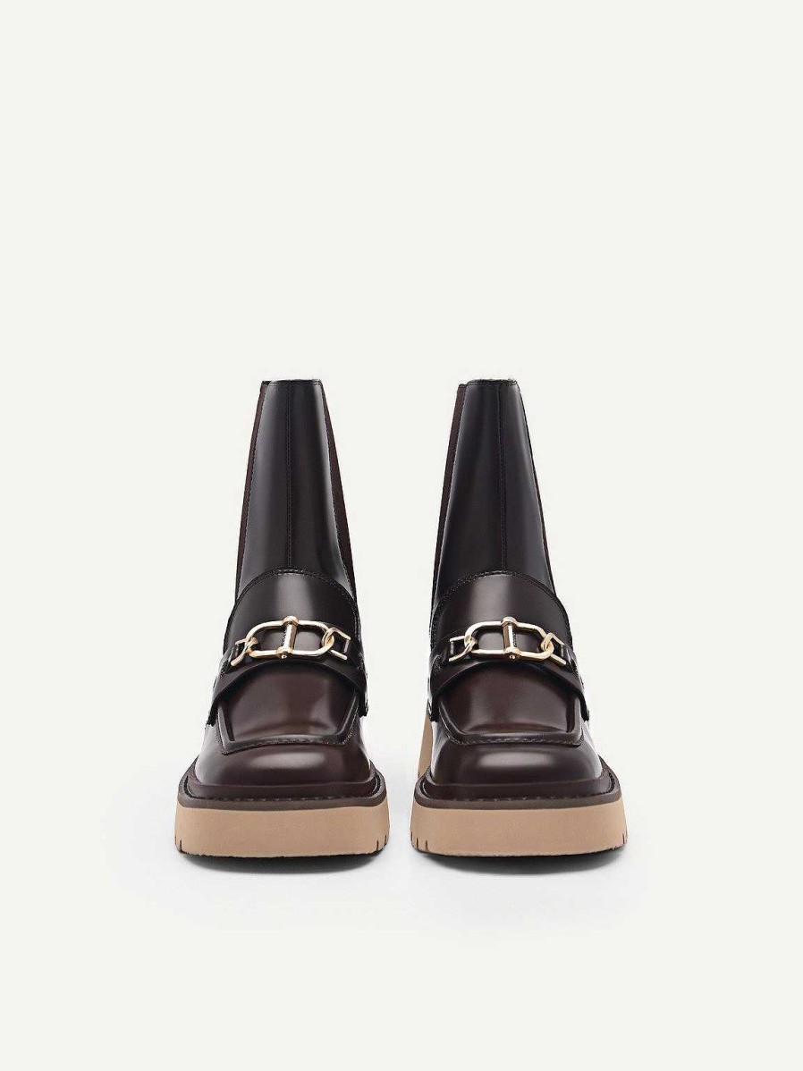 Online Leather Platform Chelsea Boots Ankle Boots