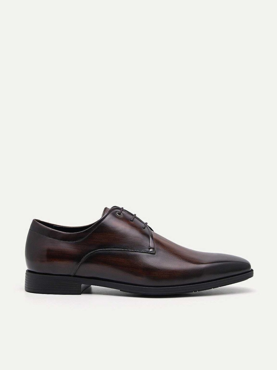 Online Altitude Burnished Derby Shoes Lace-Ups