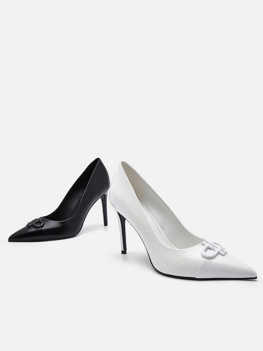 Hot Pedro Icon Leather Heel Pumps Pumps